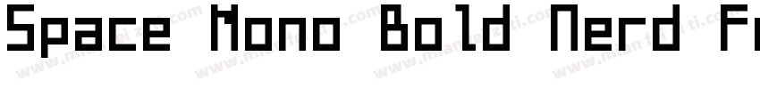 Space Mono Bold Nerd Font Complete字体转换